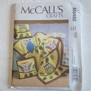 McCall's Crafts Owl pillow & Quilt, appliques